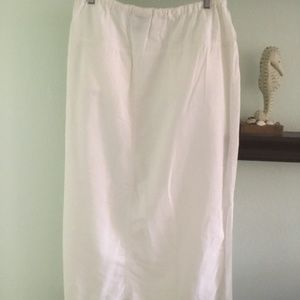 Bohemian White Cotton beach/pool  skirt